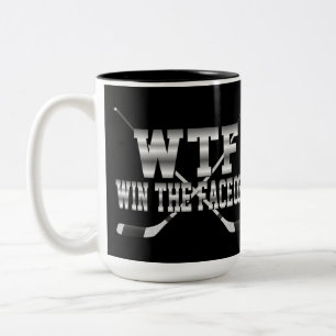 Gewinnen Sie das Gesicht-Off Zweifarbige Tasse