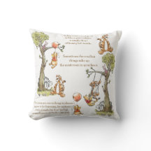 Gewinnen Sie das Pooh Kissen; hundert Acre Wood
