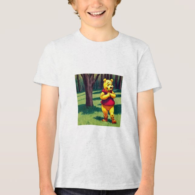 Gewinnen Sie den Pooh 3. Tri-Blend Shirt (Vorderseite)