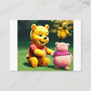 Gewinnen Sie den Pooh 4. Visitenkarte