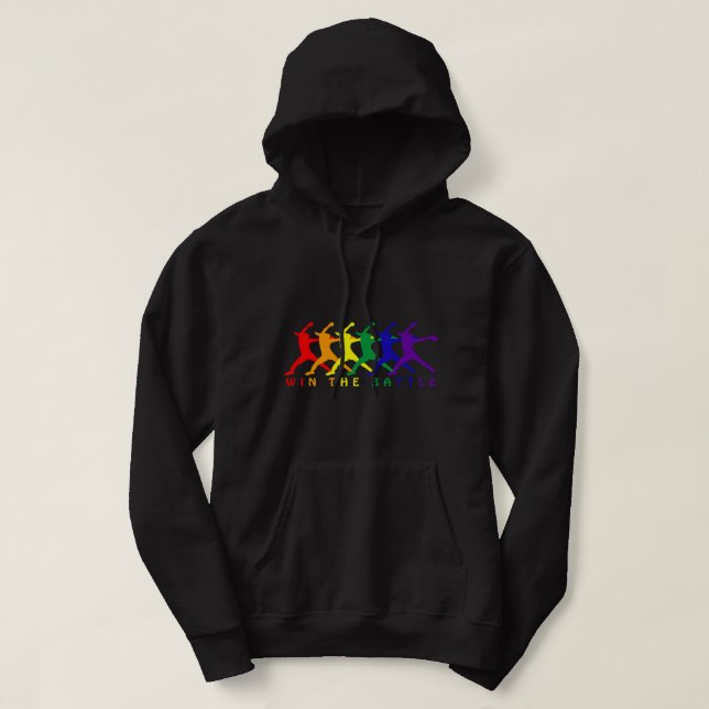 Gewinnen Sie die Battle Fast Pitcher Softball Pitc Hoodie (Design vorne)