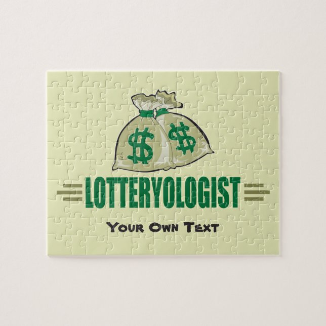 Gewinnen Sie die Lotterie! Funny Lottery Player (Horizontal)