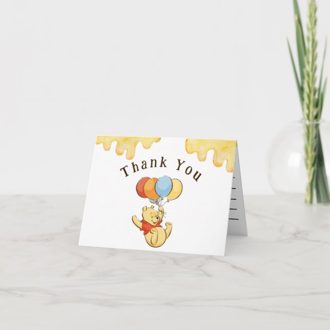 Gewinnen Sie die Pooh "Danke!"-Karte Dankeskarte (Vorderseite)