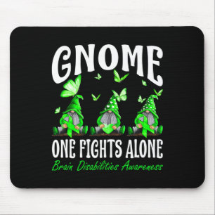 Gewinnen Sie einen Kampf allein Gehirnbehinderunge Mousepad