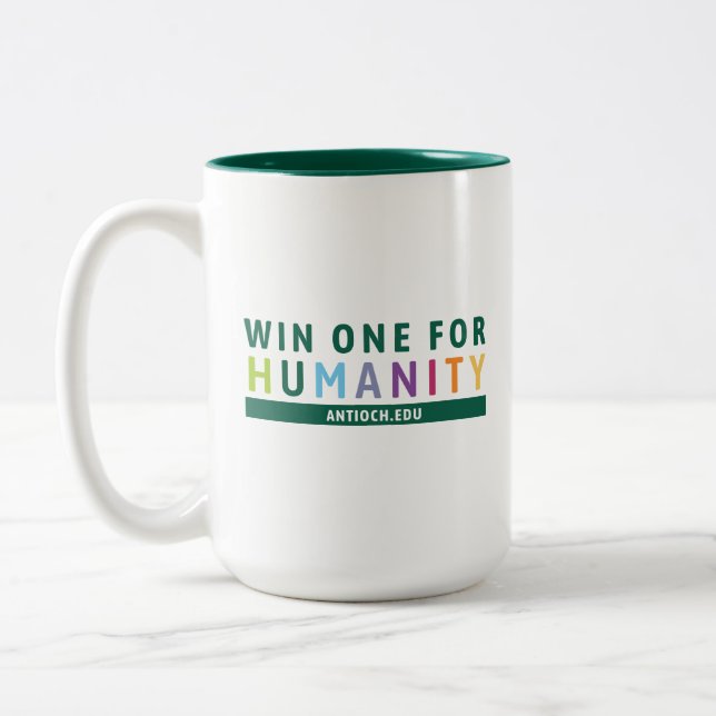 Gewinnen Sie eins für die Tasse der Menschheit | A (Links)