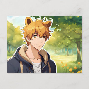 Gewinnen Sie Pooh Anime Typ V2 Postkarte
