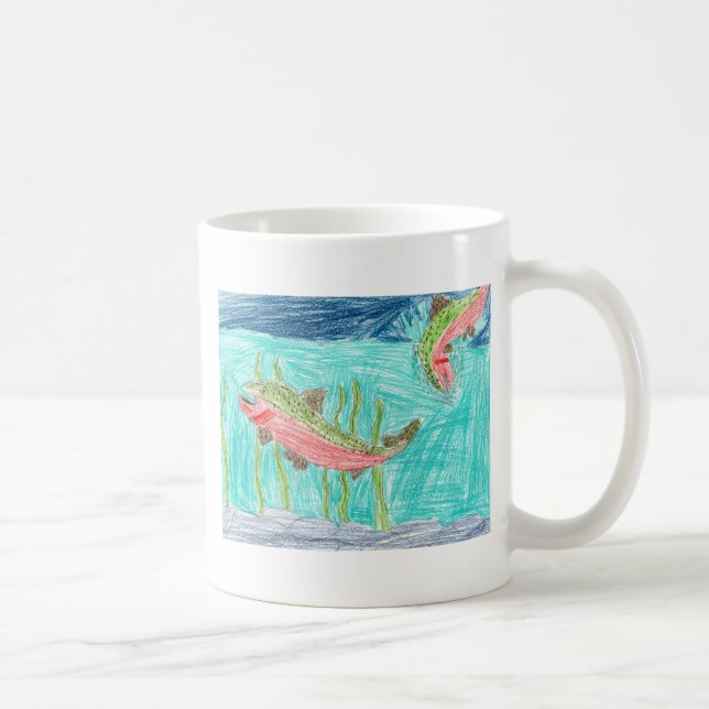 Gewinnende Grafik durch J. Vaughan, Grad 4 Kaffeetasse (Rechts)