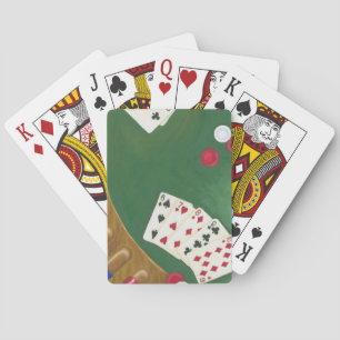 Gewinnende Pokerhand Six Through Ten Spielkarten