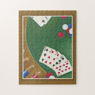 Gewinnender Poker übergibt sechs bis zehn