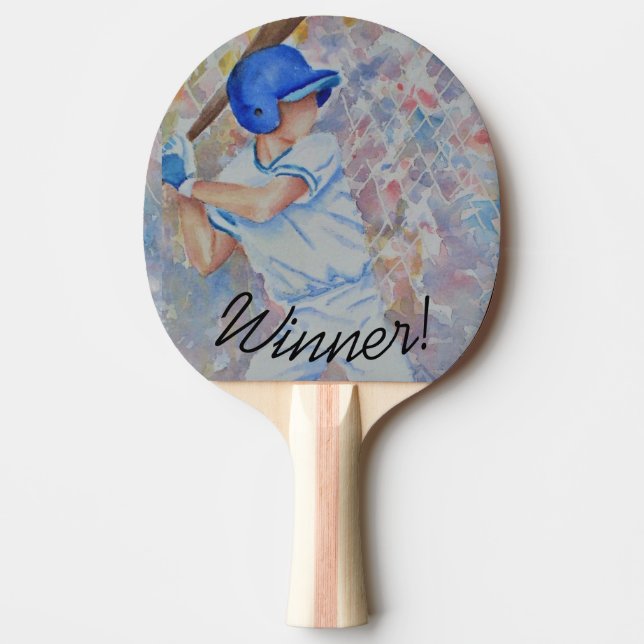 Gewinner Baseball Player Tischtennis Schläger (Vorderseite)