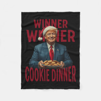Gewinner Cookie Dinner Funny Trump 2024 47. Fleecedecke