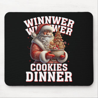 Gewinner Cookies Abendessen Santa Funny Trump Chr Mousepad