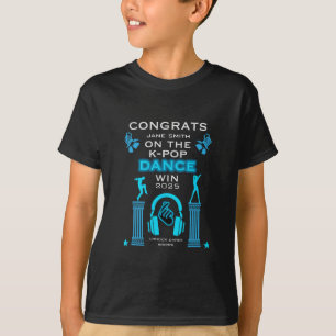 Gewinner des K-Pop Tanzwettbewerbs Glückwunsch T-Shirt