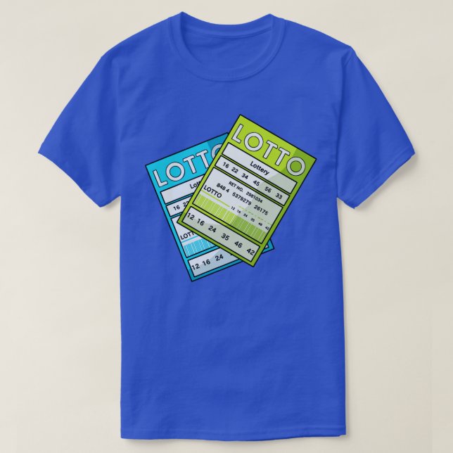 Gewinner des Lottoscheins T-Shirt (Design vorne)