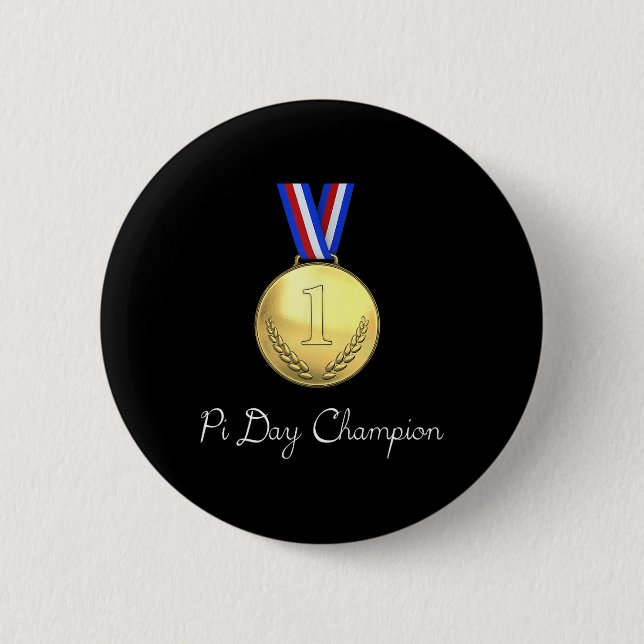 Gewinner des Pi Day Contests - Pi Champion - Gesch Button (Vorderseite)