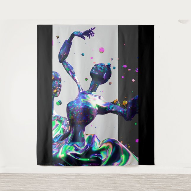 Gewinner des Synthographic Ballet Wandteppich (Vorderseite)