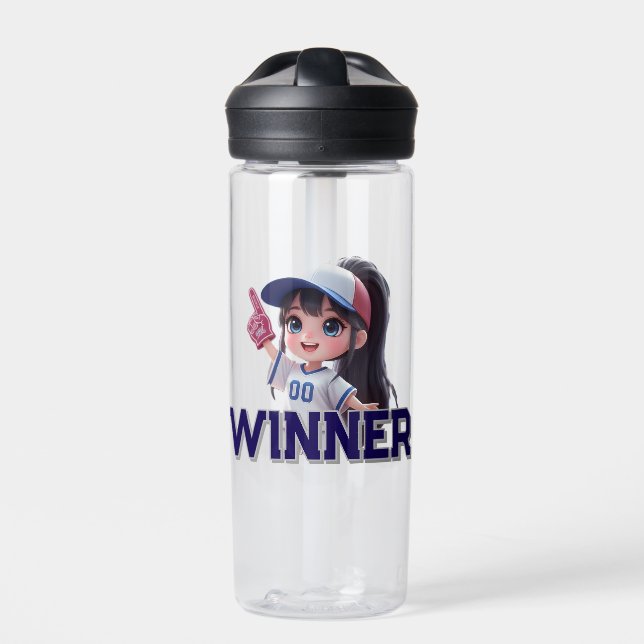 Gewinner Fan Sport Dall Trinkflasche (Vorderseite)