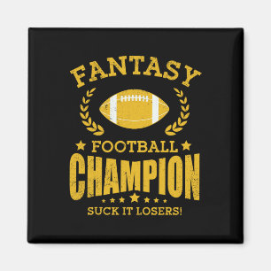 Gewinner Fantasy Football Champ Champion Draft Foo Magnet