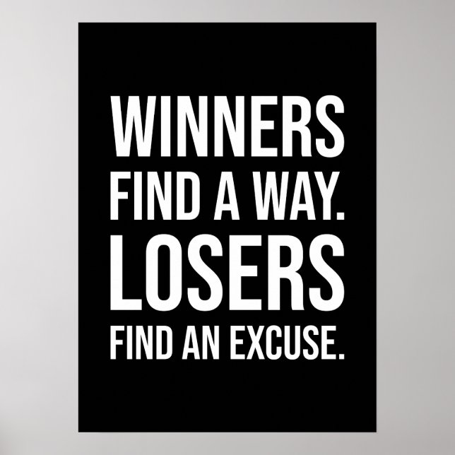 Gewinner finden Weg - Fitness, Hektik, Erfolg Poster (Vorne)
