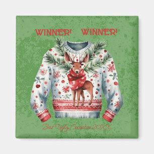 Gewinner! Gewinner! Bester Ugly Sweater von 20xx Magnet