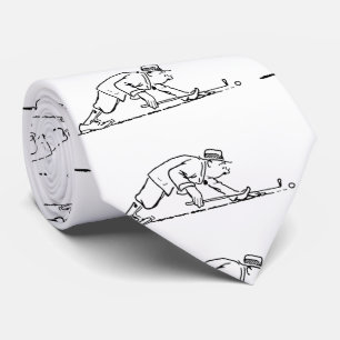 Gewinner Golfspieler! Old Man Golf Swing. Krawatte