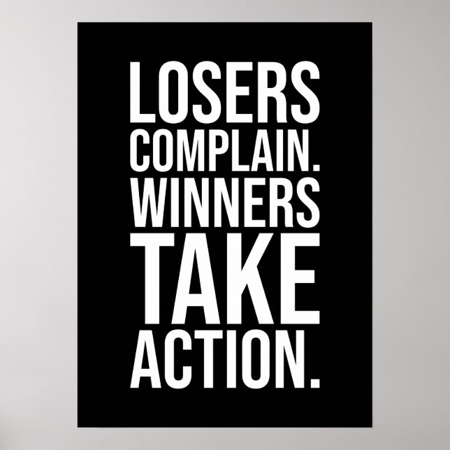 Gewinner handeln poster (Vorne)