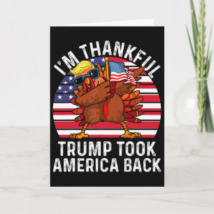 Gewinner Ich bin dankbar Trump gewann Amerika zurü Karte