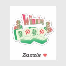 Gewinner Mahjong Sticker | Good Fortune Talisman
