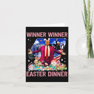 Gewinner Osteressen Trump Bunny Hunt Eggs Happy E Karte