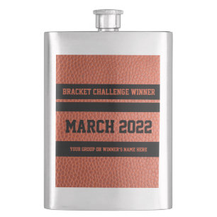 Gewinner-Preisflasche Hoops Bracket Challenge Flachmann