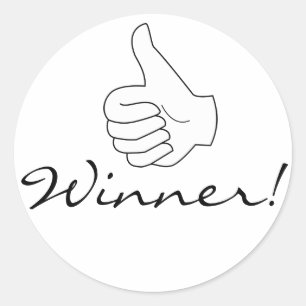 Gewinner stockt Sticker auf