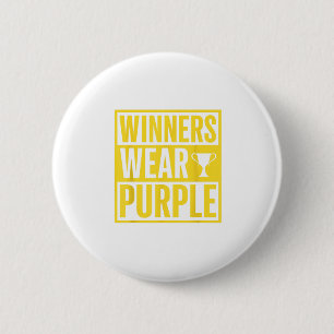 Gewinner tragen das Lila School Sports Team Pride  Button