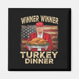 Gewinner Türkei Abendessen Erntedank Donald Tr Magnet