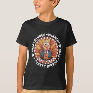 Gewinner Türkei Abendessen Funny Trump Thanksgivi T-Shirt