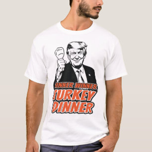 Gewinner Türkei Abendessen Funny Turkey Trump als T-Shirt