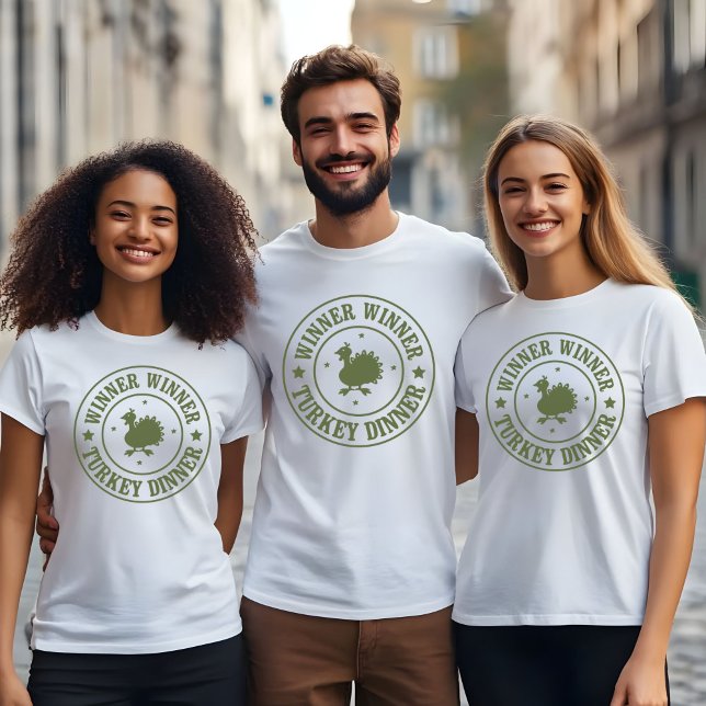 Gewinner Türkei Abendessen T-Shirt (Winner Winner Turkey Dinner tshirt)