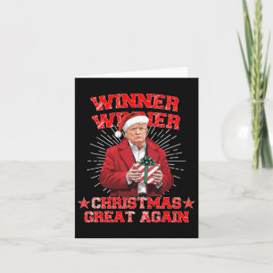 Gewinner Weihnachten Große Trump Funny Hu wieder Karte
