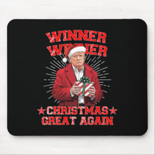 Gewinner Weihnachten Große Trump Funny Hu wieder Mousepad