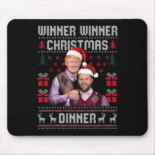 Gewinner Weihnachtsessen Abendessen Santa Trump Va Mousepad