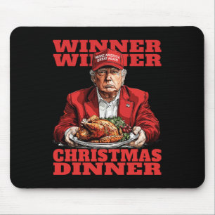 Gewinner Weihnachtsessen Funny Trump Xmas Sa Mousepad