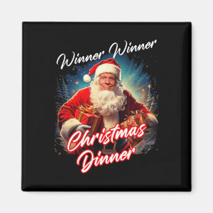 Gewinner Weihnachtsessen - Präsident Trump Magnet