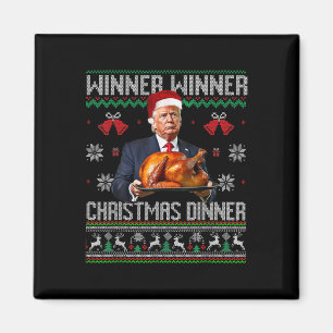 Gewinner Weihnachtsessen Weihnachtsessen Santa Tru Magnet