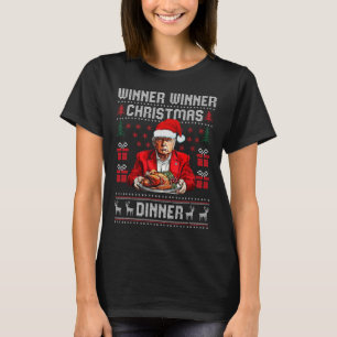 Gewinner Weihnachtsessen Weihnachtsessen Santa Tru T-Shirt