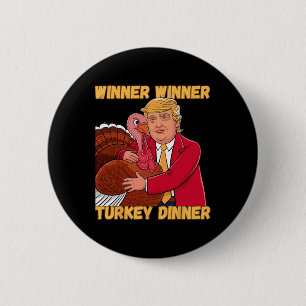 Gewinnerin Türkei Abendessen Funny Erntedank Tru Button
