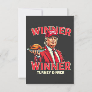 Gewinnerin Türkei Dinner Trump Erntedank Dankeskarte