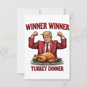 Gewinnerin Türkei Dinner Trump Erntedank Dankeskarte