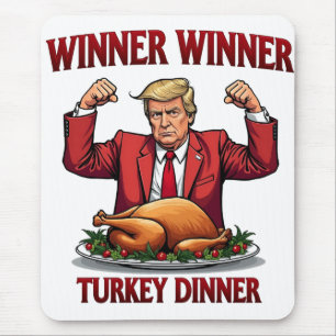 Gewinnerin Türkei Dinner Trump Erntedank Mousepad