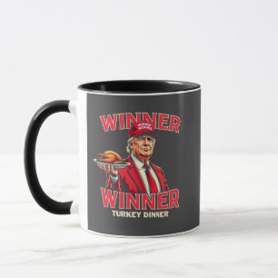 Gewinnerin Türkei Dinner Trump Erntedank Tasse