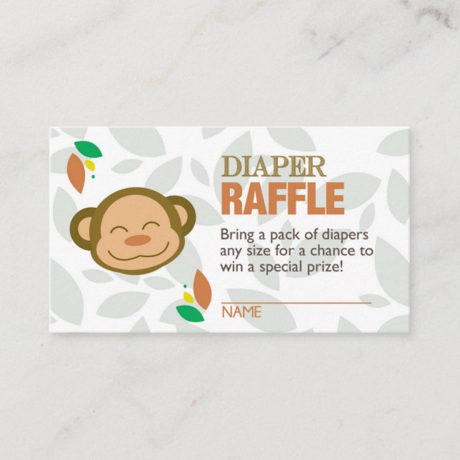 Gewinnschein für Brown Monkey Begleitkarte (Vorderseite)