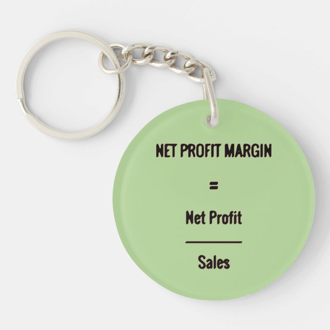 "Gewinnspanne" Schlüsselanhänger (Vorderseite)